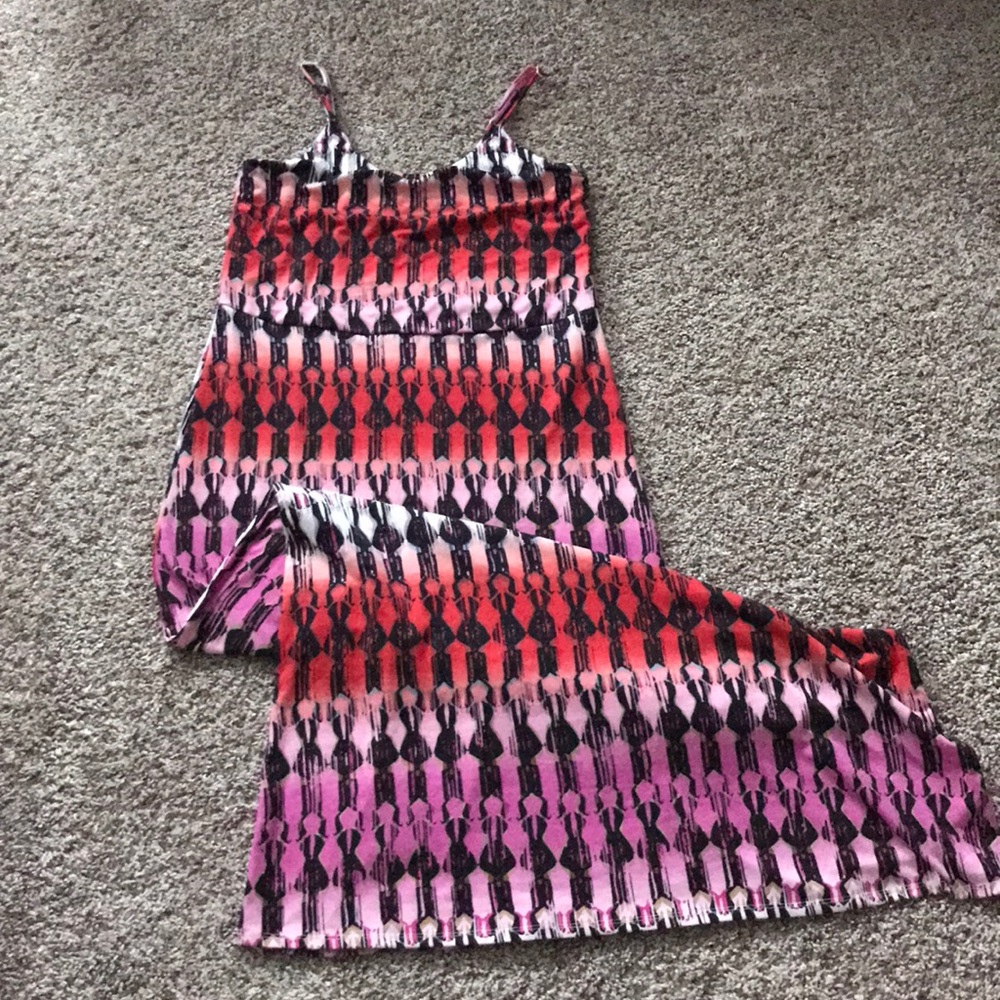 Tie-dye maxi dress